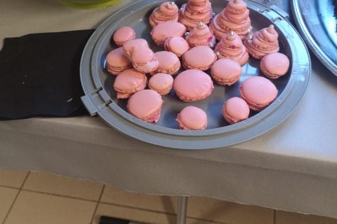 Cliquez pour zoomer ! Sapins de macarons à la framboise Thermomix par Thaliepe74