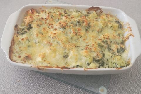 Cliquez pour zoomer ! Gratin de pommes de terre, saumon et épinards Thermomix par Thaliepe74