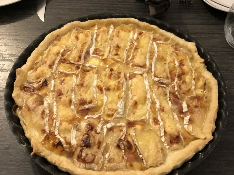 Cliquez pour zoomer ! Tarte au camembert, pommes et lardons Thermomix par zepom