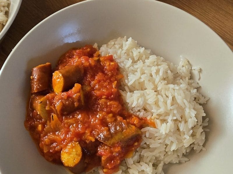 Cliquez pour zoomer ! Rougail saucisse Thermomix par amelie0602