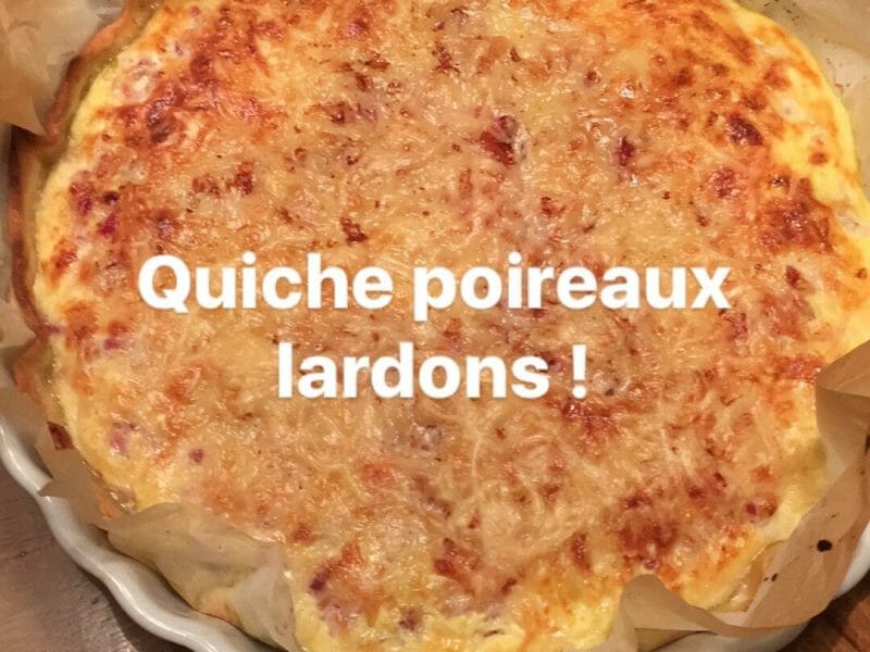 Cliquez pour zoomer ! Quiche Poireaux et Saumon Thermomix par Christellerag