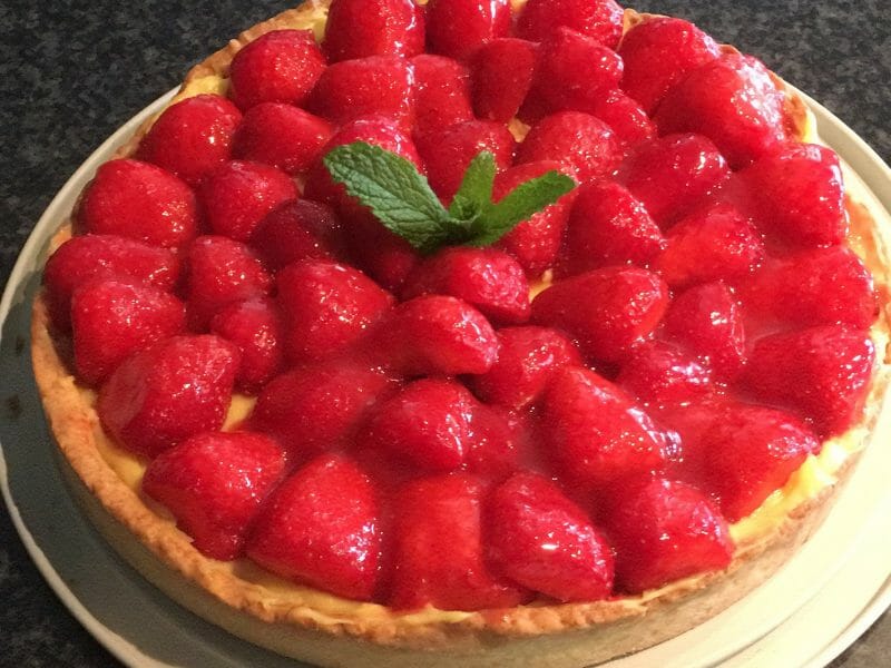 Cliquez pour zoomer ! Tarte aux fraises Thermomix par Christellerag