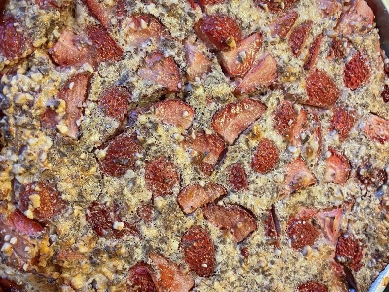 Cliquez pour zoomer ! Clafoutis aux fraises Thermomix par brekex