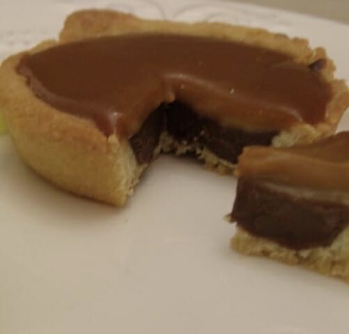 Cliquez pour zoomer ! Tartelettes chocolat et caramel beurre salé Thermomix par brekex