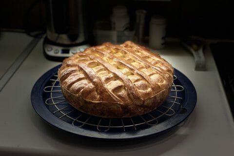 Cliquez pour zoomer ! Brioche aux pommes caramélisées Thermomix par couteausuisse