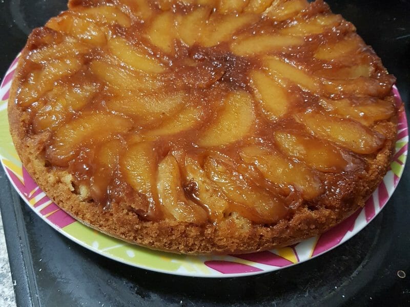 Cliquez pour zoomer ! Gâteau renversé aux pommes caramélisées Thermomix par deydeyenbabois