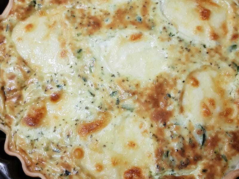 Cliquez pour zoomer ! Quiche saumon et courgettes Thermomix par deydeyenbabois