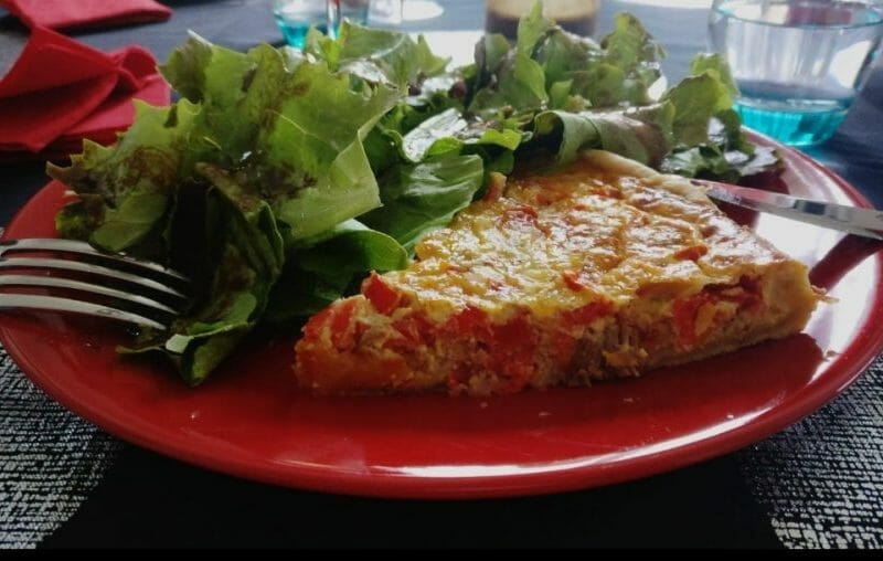 Cliquez pour zoomer ! Tarte au thon, tomate et moutarde Thermomix par f_ani_quita