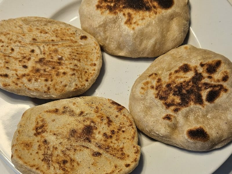 Cliquez pour zoomer ! Matlouh – Pain tajine Thermomix par vivizou