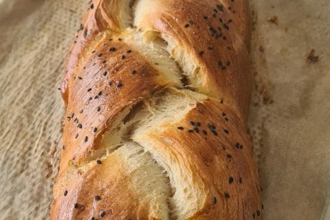 Cliquez pour zoomer ! Hallah – Pain brioché juif Thermomix par vivizou