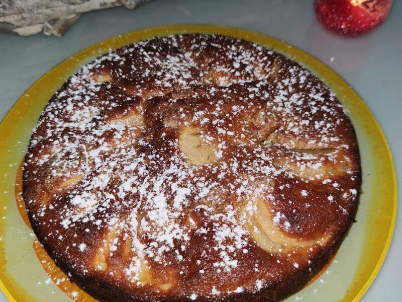 Cliquez pour zoomer ! Gâteau aux pommes et mascarpone Thermomix par aline_40