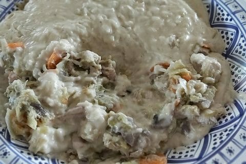 Cliquez pour zoomer ! Blanquette de dinde au bleu d’auvergne Thermomix par roseouest
