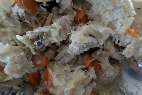 Cliquez pour zoomer ! Blanquette de dinde au bleu d’auvergne Thermomix par roseouest
