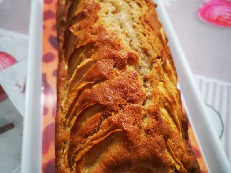 Cliquez pour zoomer ! Cake aux pommes à l’ancienne Thermomix par nomaly