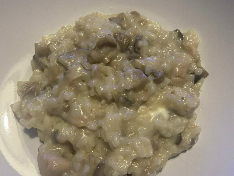 Cliquez pour zoomer ! Risotto poulet et champignons Thermomix par sandra__g