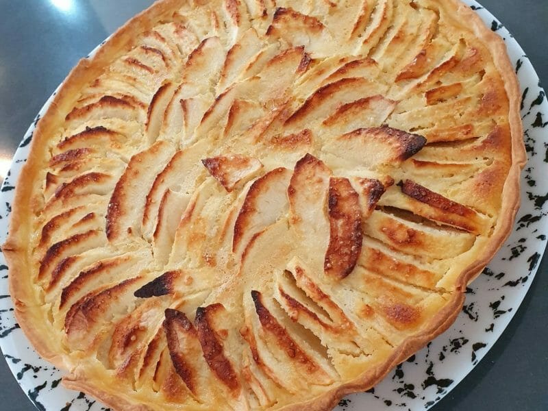 Cliquez pour zoomer ! Tarte normande aux pommes Thermomix par myriam_25