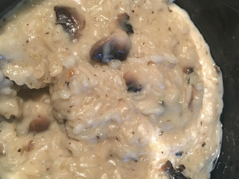 Cliquez pour zoomer ! Risotto au gorgonzola et champignons Thermomix par valou66300