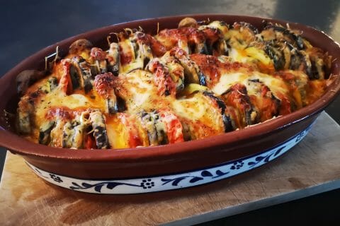 Cliquez pour zoomer ! Tian de légumes et mozarella Thermomix par elo01800