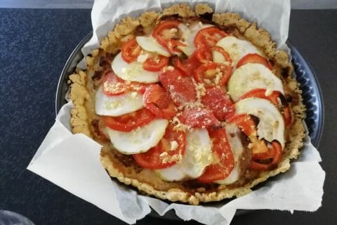 Cliquez pour zoomer ! Tarte salée façon tomates farcies Thermomix par laetitia7204