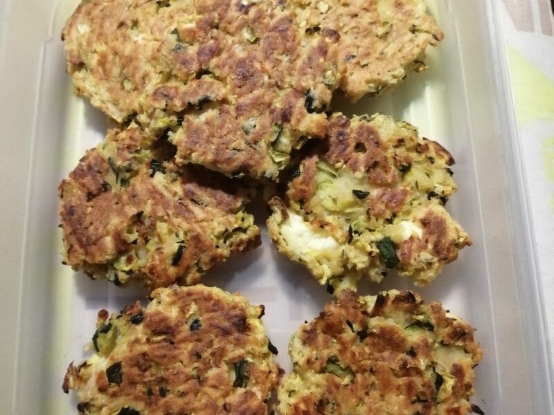 Cliquez pour zoomer ! Galettes de courgettes grecques Thermomix par ceres8313