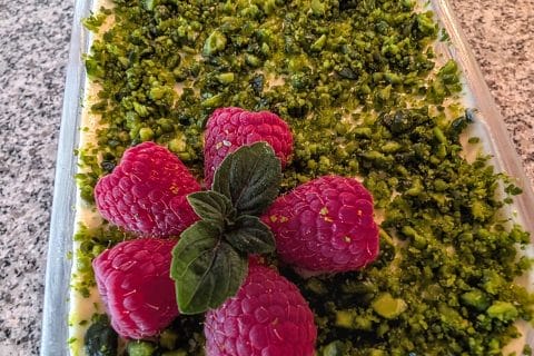 Cliquez pour zoomer ! Tiramisu aux framboises Thermomix par Isabelle67