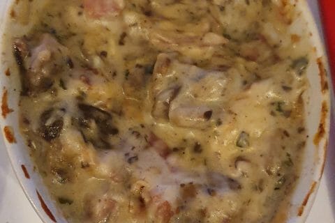 Cliquez pour zoomer ! Cassolettes de champignons aux petits lardons Thermomix par motovivi