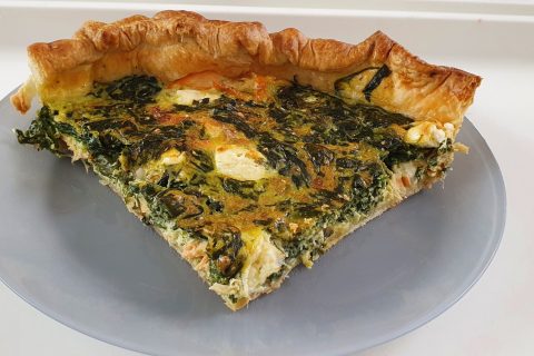 Cliquez pour zoomer ! Tarte épinards, saumon et chèvre Thermomix par motovivi