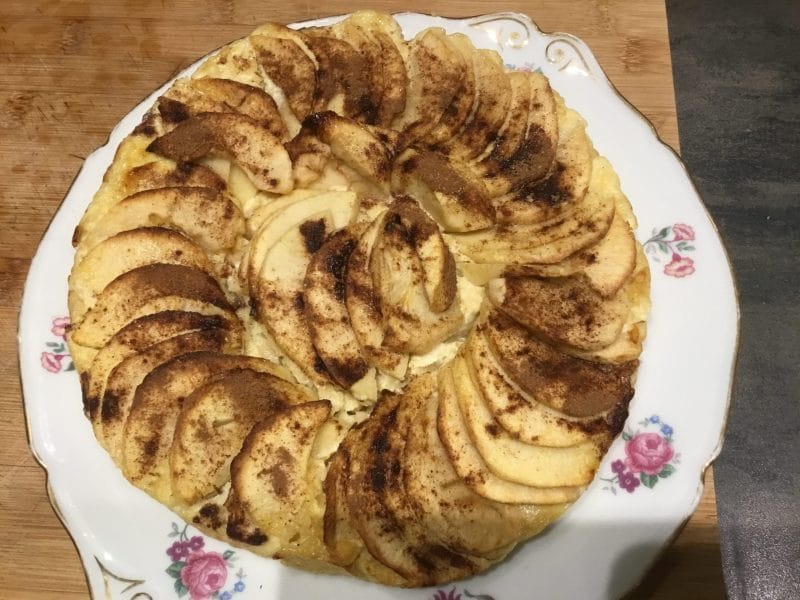 Cliquez pour zoomer ! Tarte aux pommes sans pâte Thermomix par Katecar