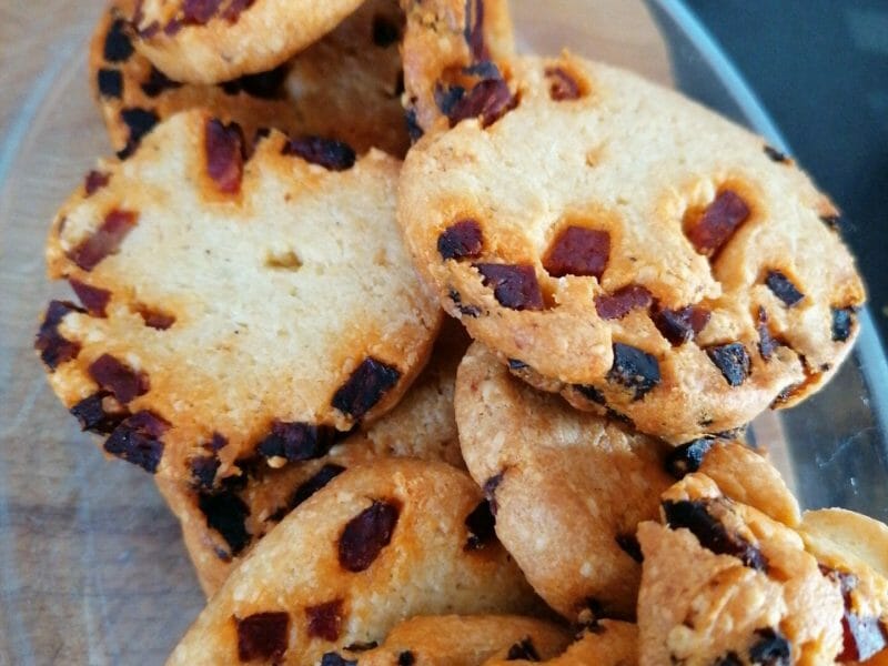 Cliquez pour zoomer ! Cookies au chorizo Thermomix par mariellenounette