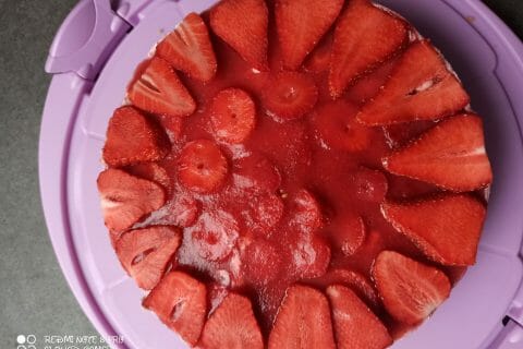 Cliquez pour zoomer ! Tarte aux fraises sans cuisson Thermomix par florazur