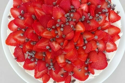 Cliquez pour zoomer ! Tarte aux fraises sans cuisson Thermomix par flo_23