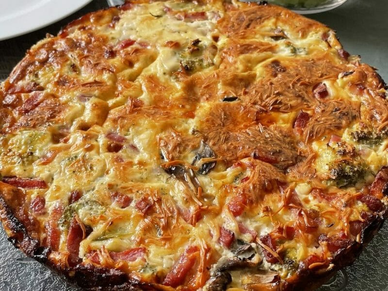 Cliquez pour zoomer ! Quiche sans pâte Thermomix par Beadu06