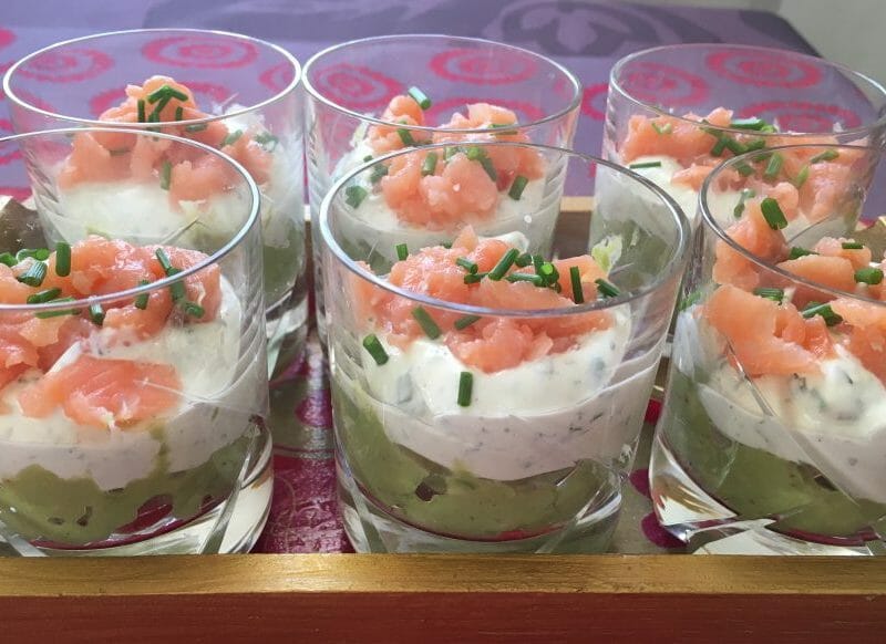 Cliquez pour zoomer ! Verrines saumon avocat Thermomix par Beadu06
