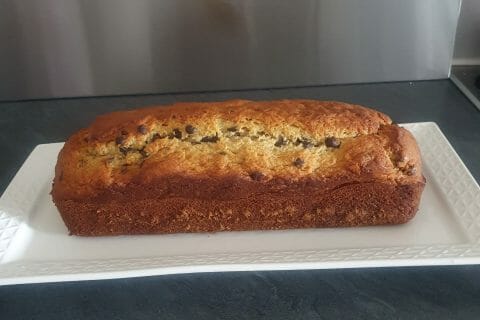 Cliquez pour zoomer ! Cake banane et pépites de chocolat Thermomix par lila34