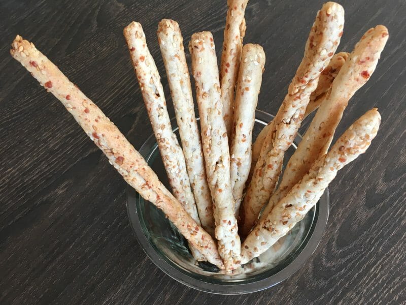 Cliquez pour zoomer ! Gressins parmesan basilic Thermomix par margaux-44