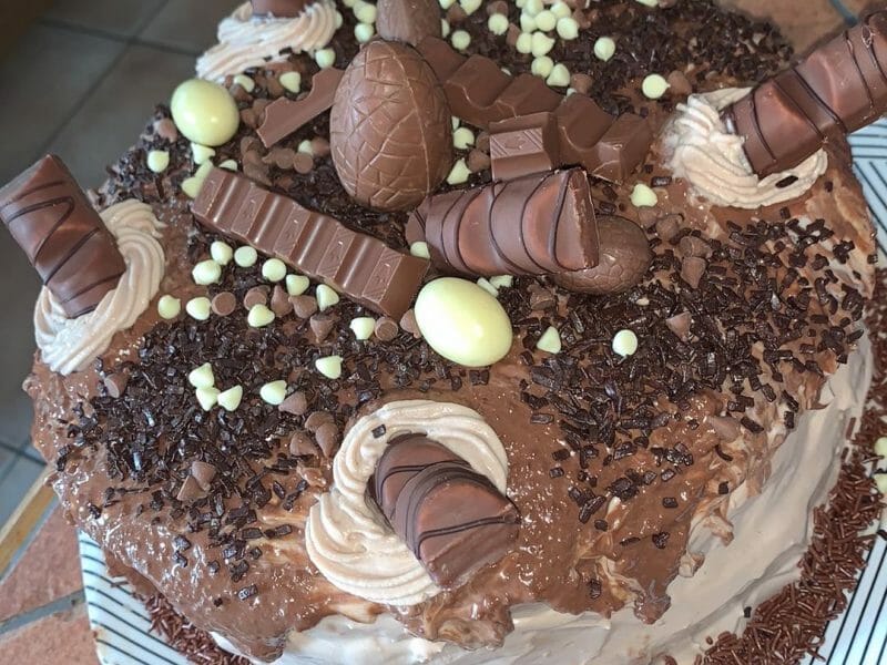 Cliquez pour zoomer ! Layer cake Kinder Bueno Thermomix par jess20137