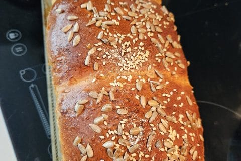Cliquez pour zoomer ! Pain de mie aux blancs d’oeufs et aux graines de céréales Thermomix par nakrel972