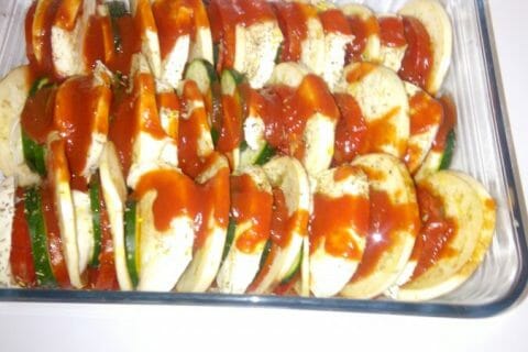 Cliquez pour zoomer ! Tian de légumes et mozarella Thermomix par kapoune