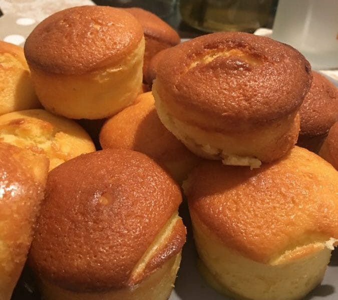 Cliquez pour zoomer ! Fondants au citron, coeur de lemon curd Thermomix par William