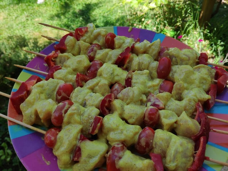 Cliquez pour zoomer ! Blancs de poulet sauce moutarde et curry Thermomix par Anne-k