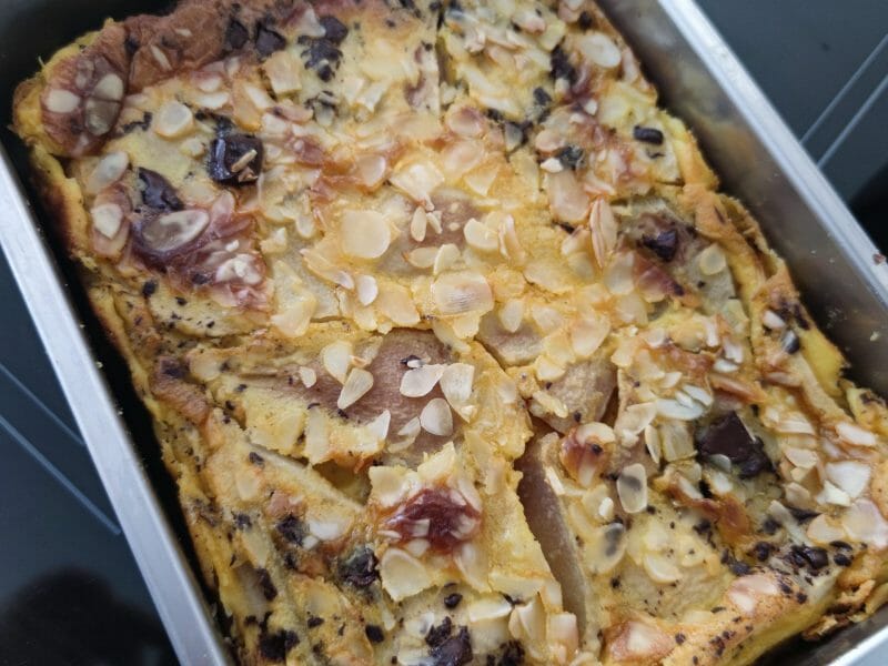 Cliquez pour zoomer ! Clafoutis aux poires et aux raisins secs Thermomix par Anne-k