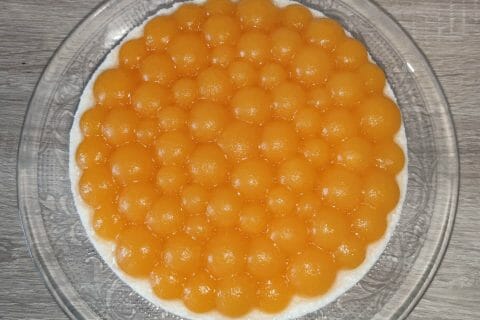 Cliquez pour zoomer ! Panna cotta citron sur sablé spéculoos et miroir de mangue Thermomix par Anne-k