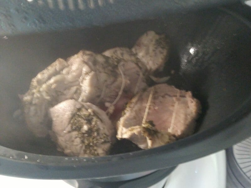 Cliquez pour zoomer ! Roti de porc sauce échalote Thermomix par gregdudu