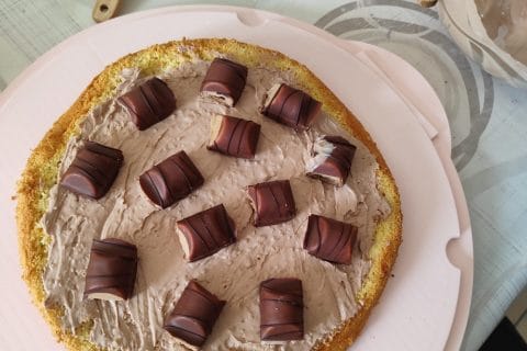 Cliquez pour zoomer ! Layer cake Kinder Bueno Thermomix par sab44390
