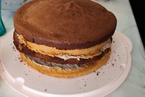 Cliquez pour zoomer ! Layer cake Kinder Bueno Thermomix par sab44390