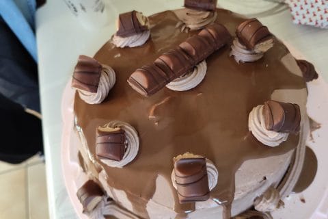 Cliquez pour zoomer ! Layer cake Kinder Bueno Thermomix par sab44390