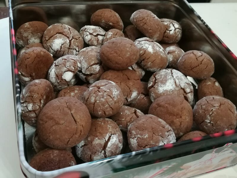 Cliquez pour zoomer ! Craquelés au chocolat Thermomix par sab44390