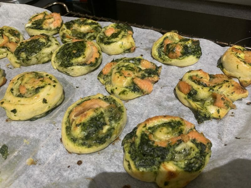 Cliquez pour zoomer ! Spirales feuilletées épinards et feta Thermomix par mkwe