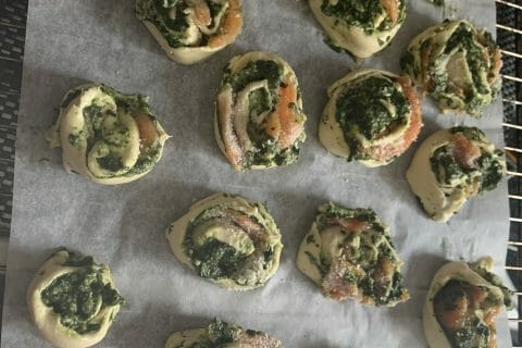 Cliquez pour zoomer ! Spirales feuilletées épinards et feta Thermomix par mkwe