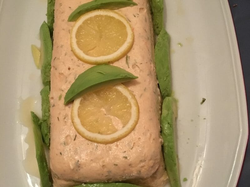 Cliquez pour zoomer ! Terrine de saumon frais et fumé Thermomix par melanie_127